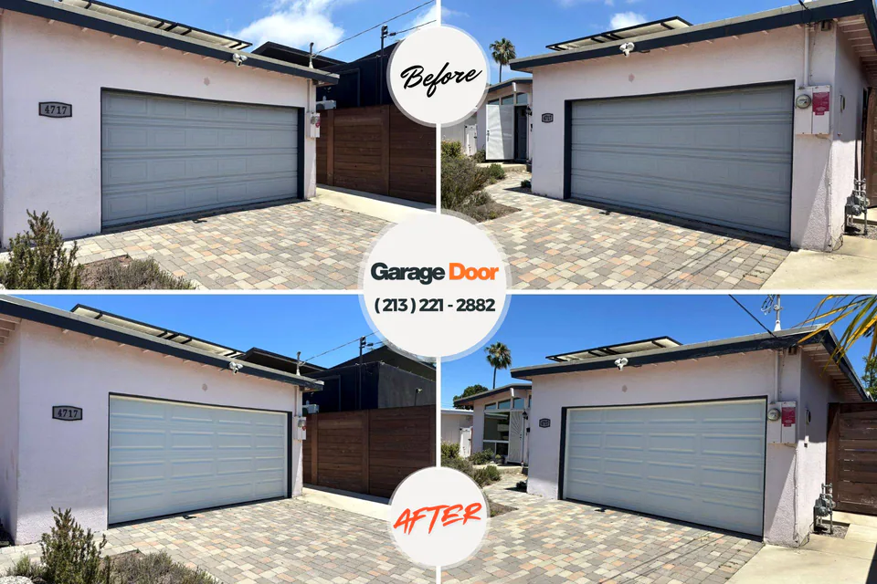 Before and after: garage door repair near me Sac City